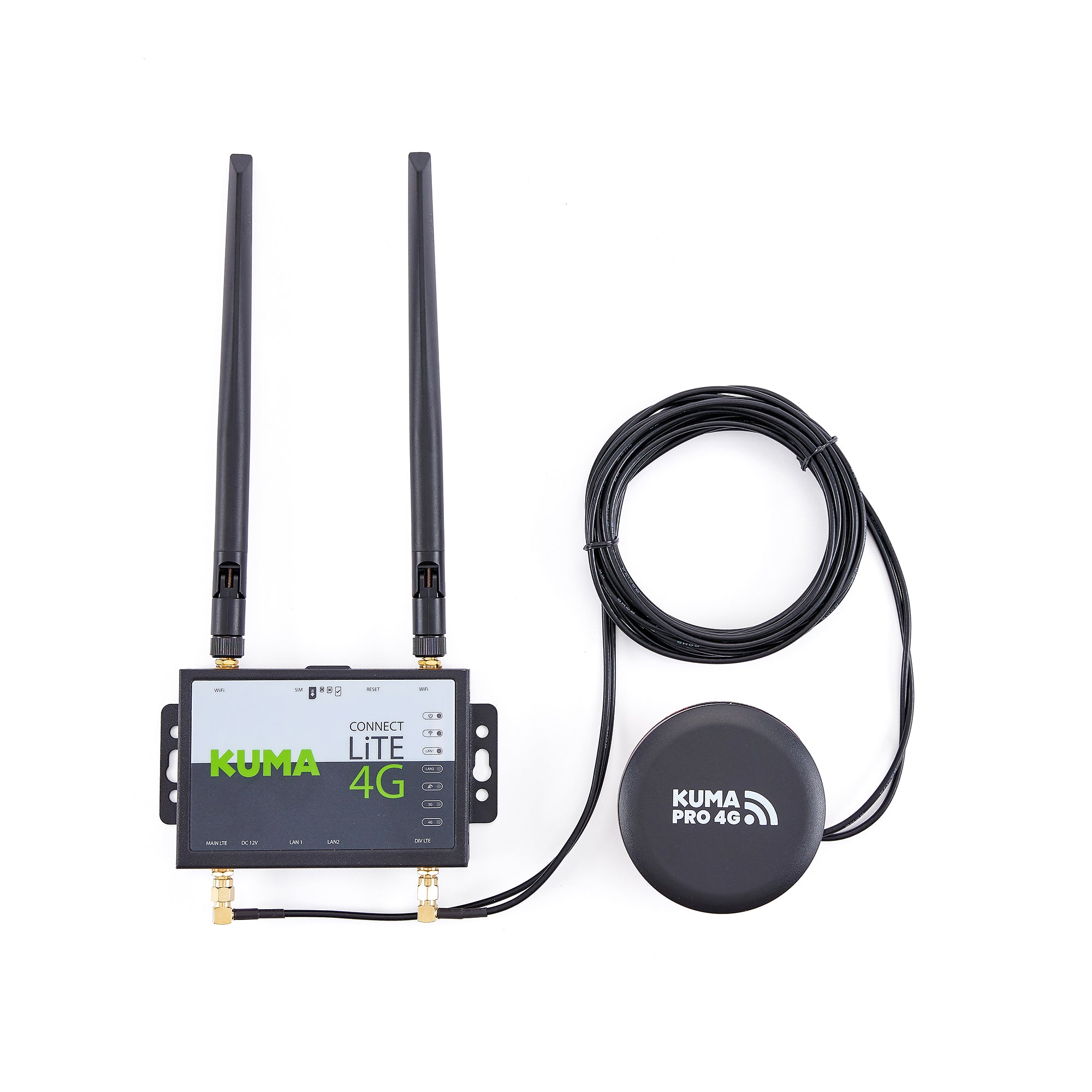 KUMA CONNECT PRO - 4G WLAN Router + 4G LTE PRO Dachantenne